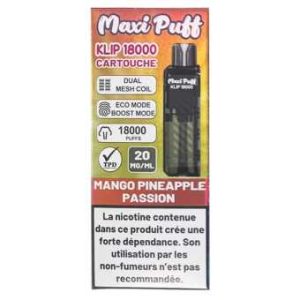 Cartouche Maxi Puff Klip 18K – Mango Pineapple Passion