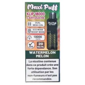 Cartouche Maxi Puff Klip 18K – Watermelon Melon