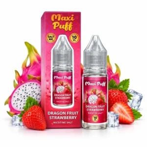E-liquide Maxi Puff 10ml Dragon Fruit Strawberry